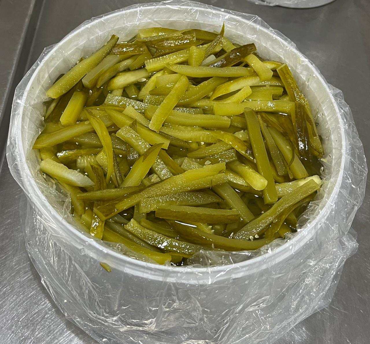 Eingelegte Gurkenscheiben (1 x 10 kg)
