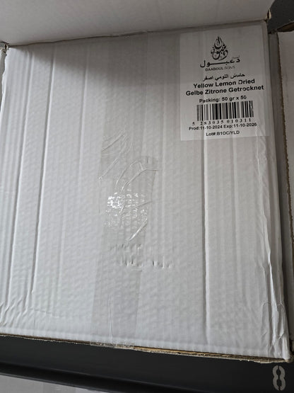 Getrocknete gelbe Zitrone - (50*50gr)
